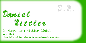 daniel mittler business card
